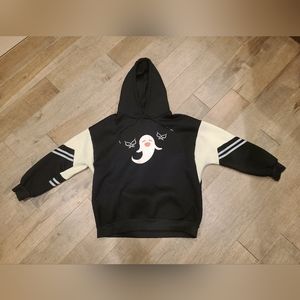 Cute Ghost Thick Hoodie,  Unisex Adult Small